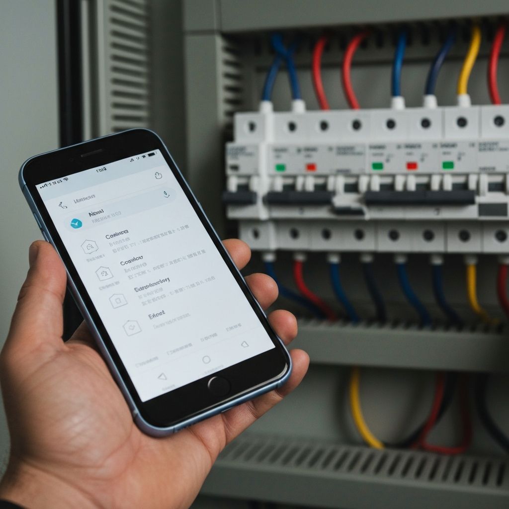 Using Relay app at a breaker panel